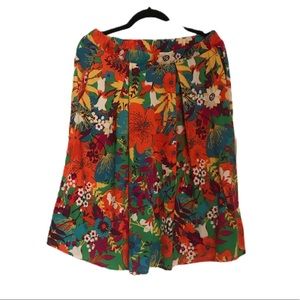 Floral LulaRoe skirt with pockets